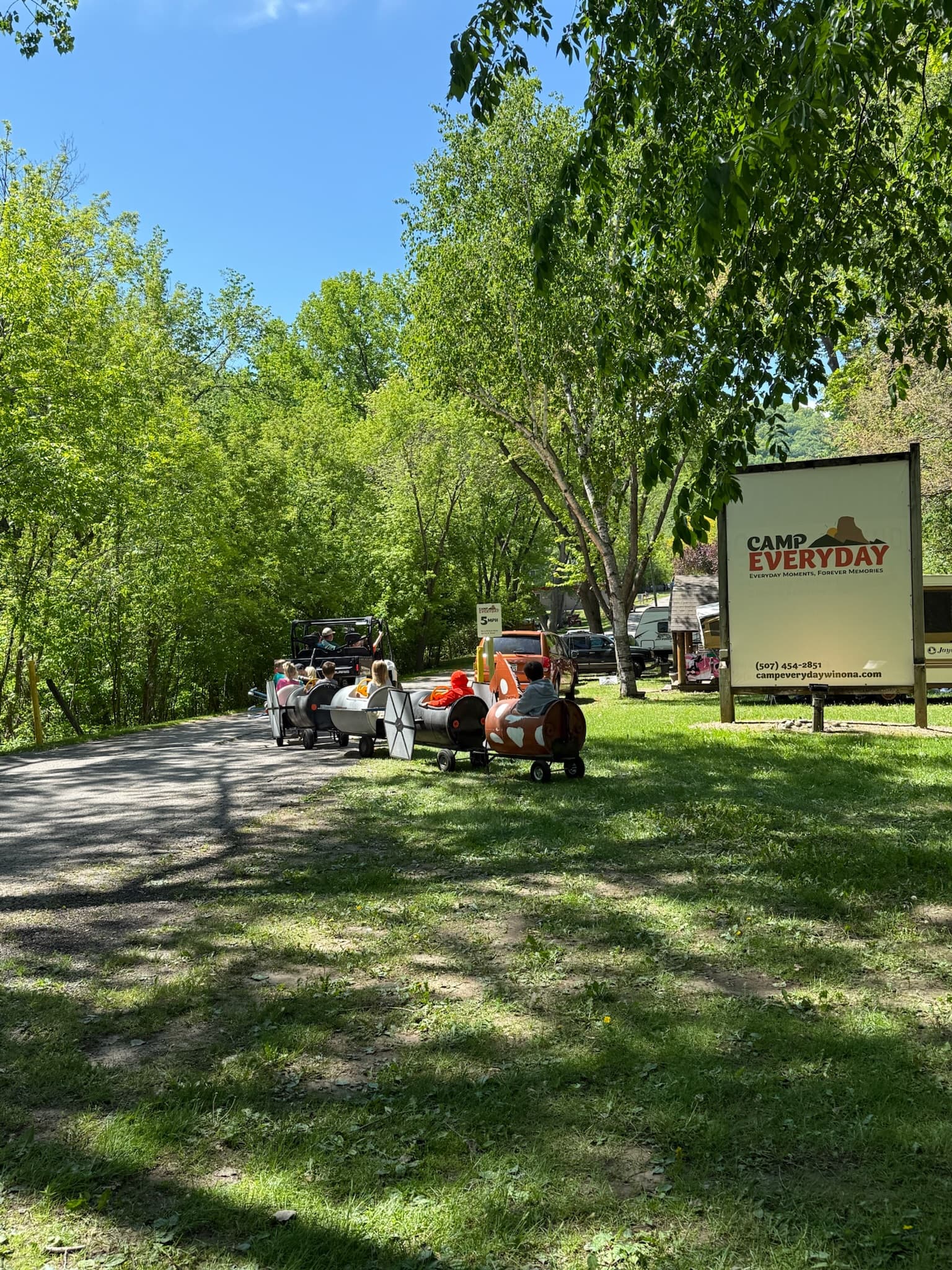 Camp Everyday Winona summer campground weekend